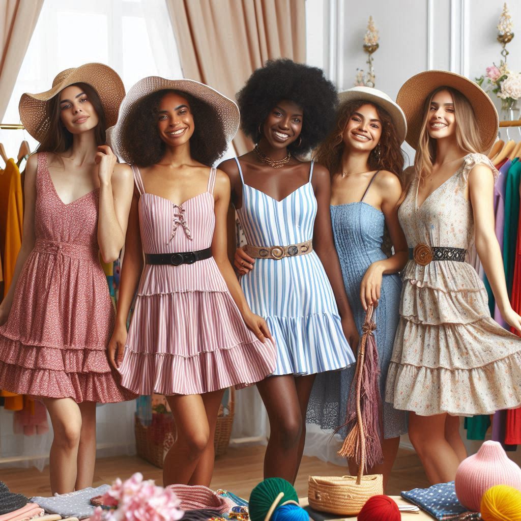 Accessorizing Fit and Flare Dresses